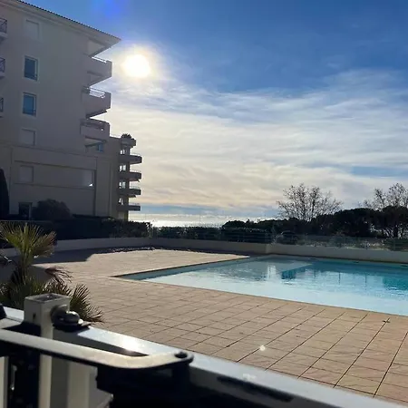 Appartamento F2 Cozy Vue Mer, Piscine, Parking, à Pied !