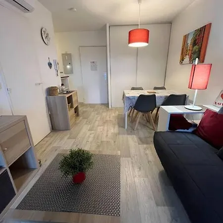 F2 Cozy Vue Mer, Piscine, Parking, à Pied ! Appartamento *