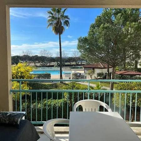 F2 Cozy Vue Mer, Piscine, Parking, à Pied ! * Antibes