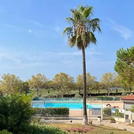 F2 Cozy Vue Mer, Piscine, Parking, à Pied ! * Antibes