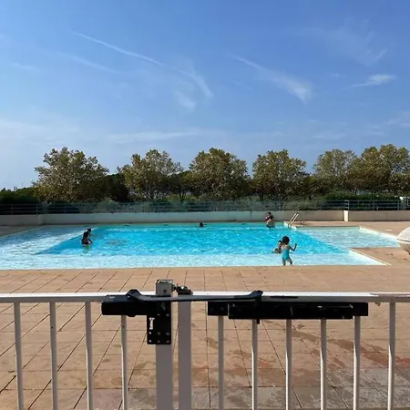 Appartamento F2 Cozy Vue Mer, Piscine, Parking, à Pied ! Antibes